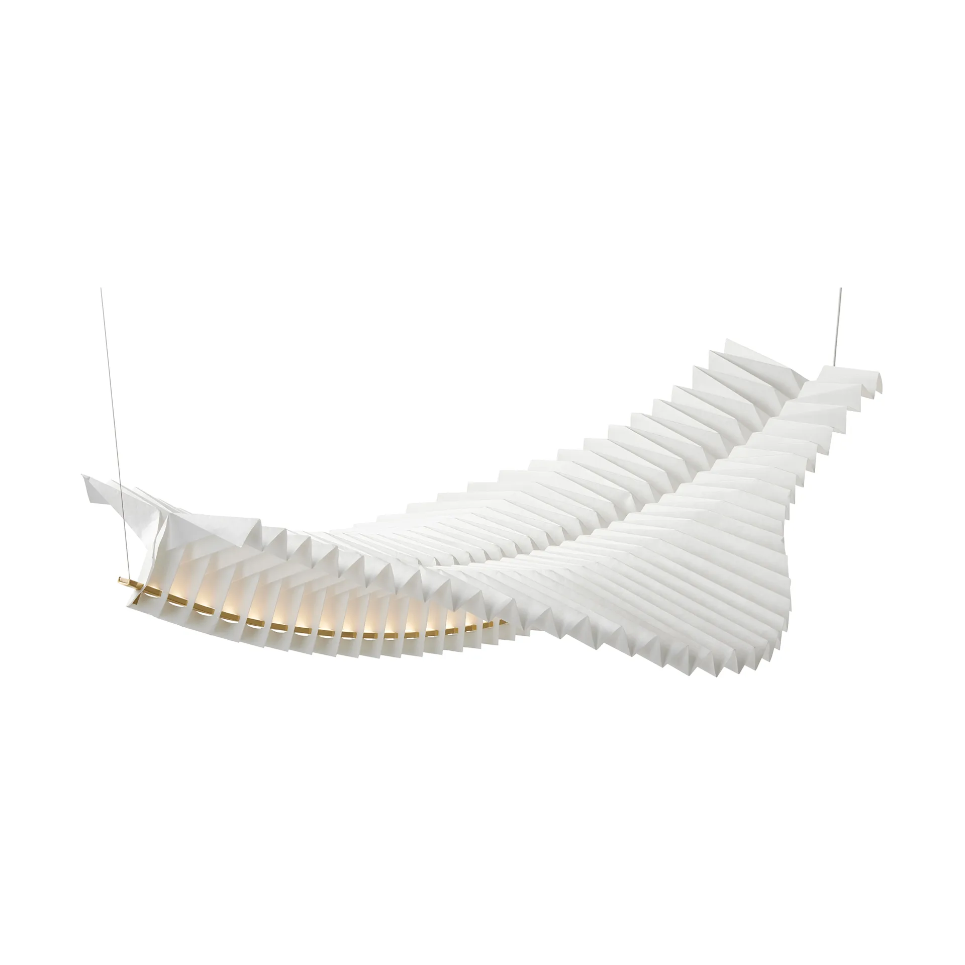 Sora pendel, Solid brass-white Frandsen