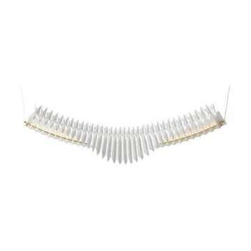 Sora pendel - Solid brass-white - Frandsen