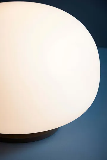 Supernate bordslampa - Opal white-black, Ø38 cm - Frandsen