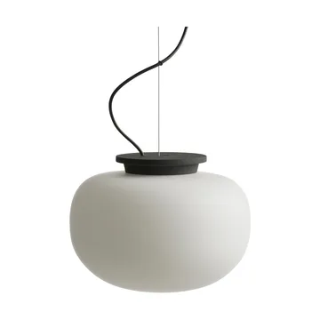 Supernate pendel - Opal white-black, Ø28 cm - Frandsen