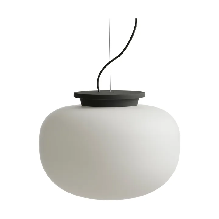 Supernate pendel - Opal white-black, Ø38 cm - Frandsen