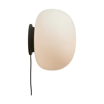 Supernate vägglampa - Opal white-black, Ø38 cm - Frandsen