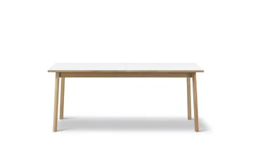 Ana matbord 180-280x95 cm - Nanolaminat vit-såpad ek - Fredericia Furniture