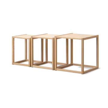 BM375 Nesting bord 3 delar - Ljus oljad ek - Fredericia Furniture