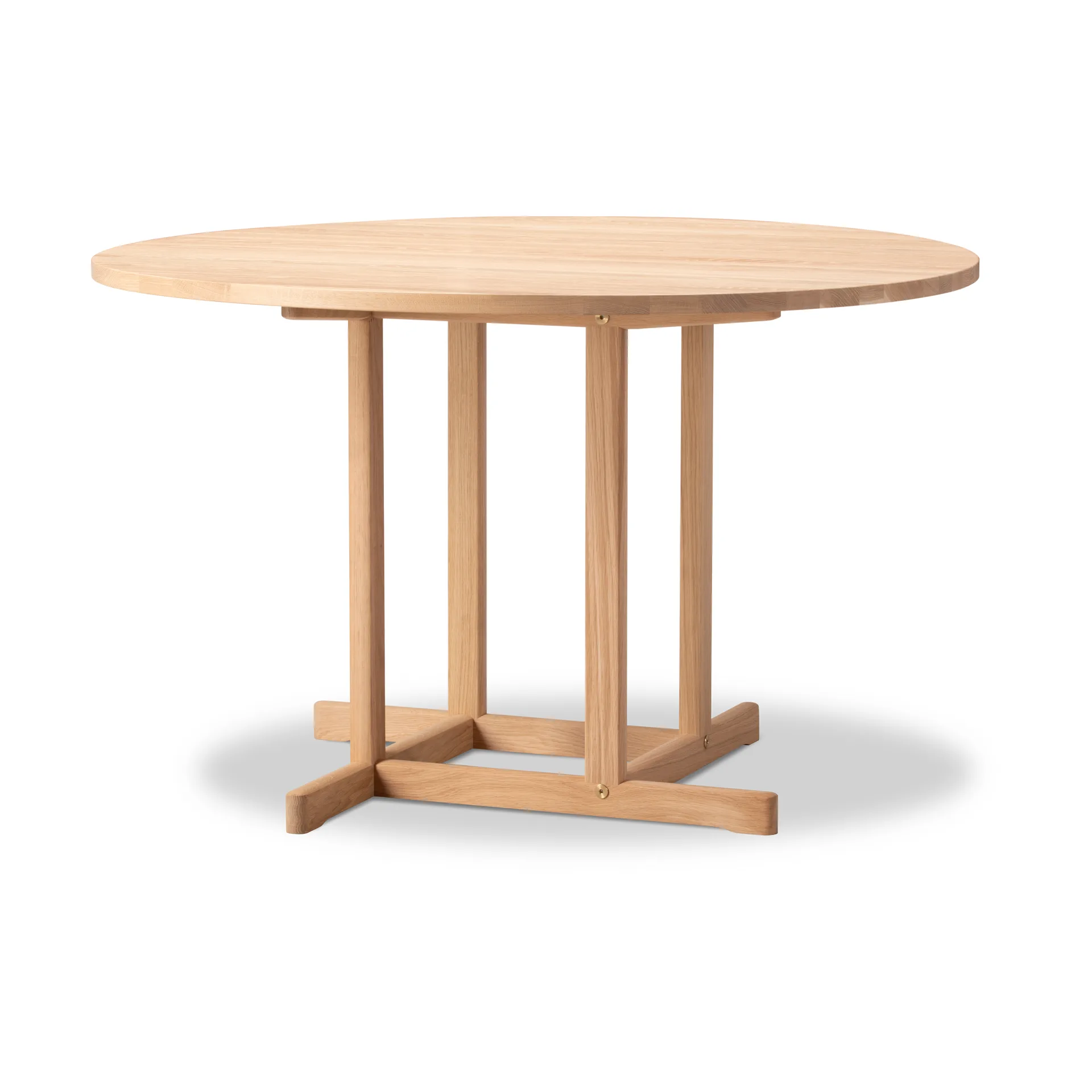 BM80 Mogensen Shaker Table bord Ø120 cm, Ljusoljad ek Fredericia Furniture