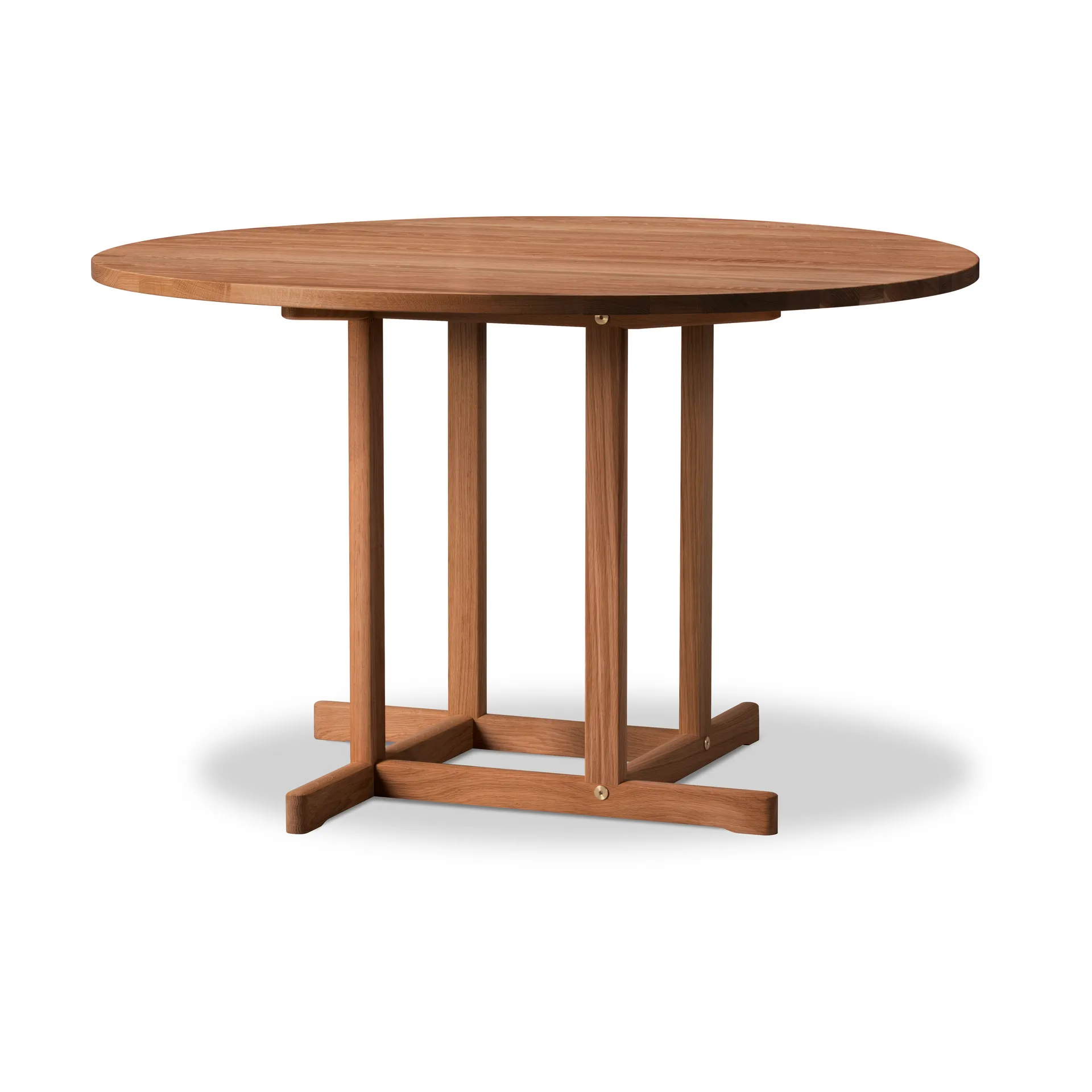 BM80 Mogensen Shaker Table bord Ø120 cm, Rökt oljad ek Fredericia Furniture