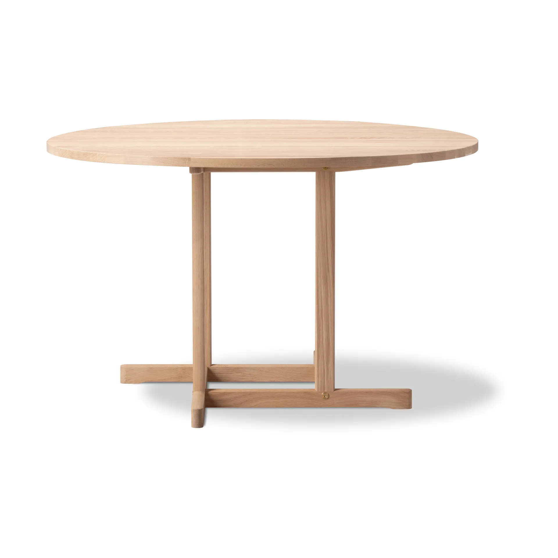BM80 Mogensen Shaker Table bord Ø120 cm, Såpad ek Fredericia Furniture