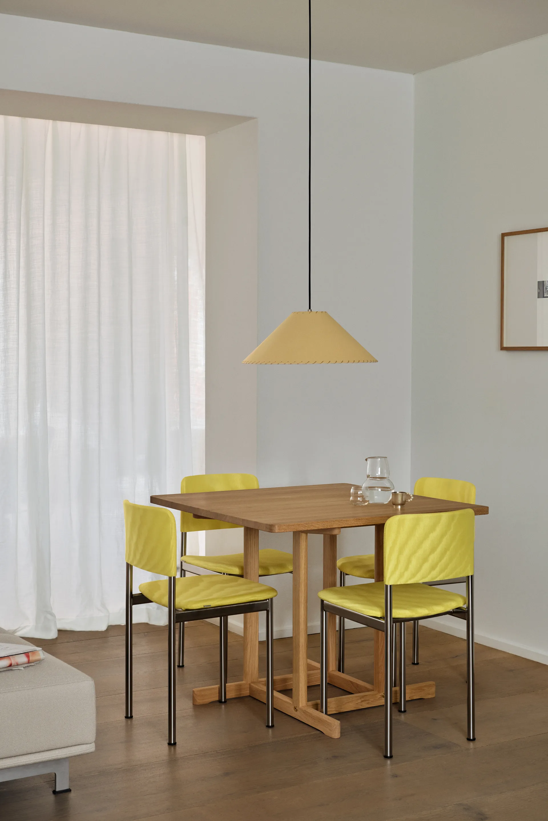 BM80 Mogensen Shaker Table bord 90x90 cm, Ljusoljad ek Fredericia Furniture