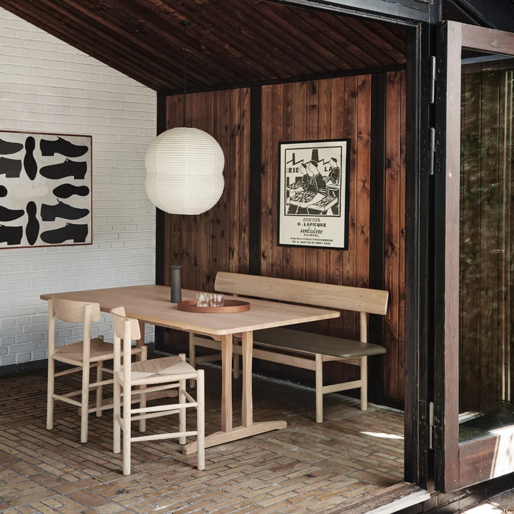 C18 Shaker Table matbord, Oljad ek-220x90cm Fredericia Furniture