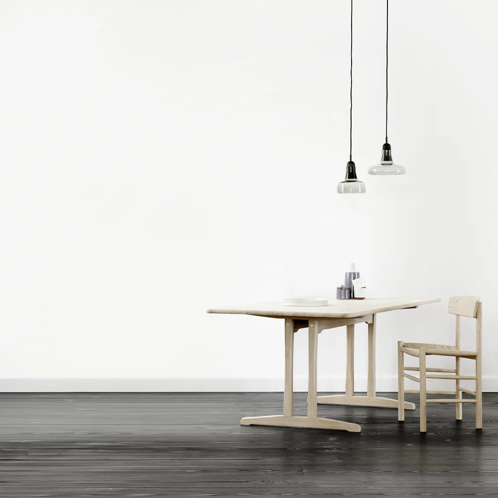 C18 Shaker Table matbord, Såpad ek, 220x90cm Fredericia Furniture