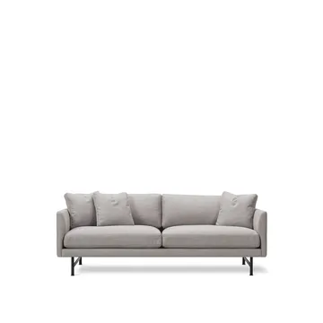 Calmo 5622 soffa 2-sits - Sunniva 717-svart stål - Fredericia Furniture