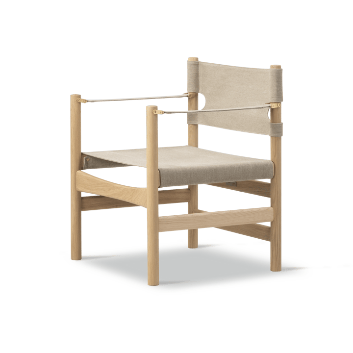 Canvas 21 karmstol - Naturell canvas-ljus oljad ek - Fredericia Furniture