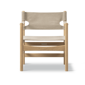 Canvas 21 karmstol - Naturell canvas-ljus oljad ek - Fredericia Furniture