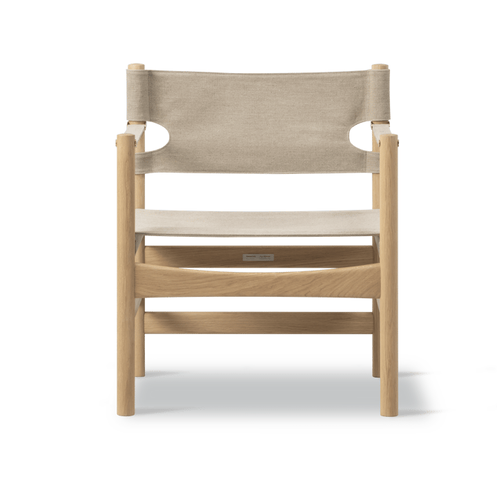 Canvas 21 karmstol, Naturell canvas-ljus oljad ek Fredericia Furniture