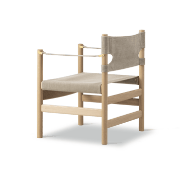 Canvas 21 karmstol - Naturell canvas-ljus oljad ek - Fredericia Furniture