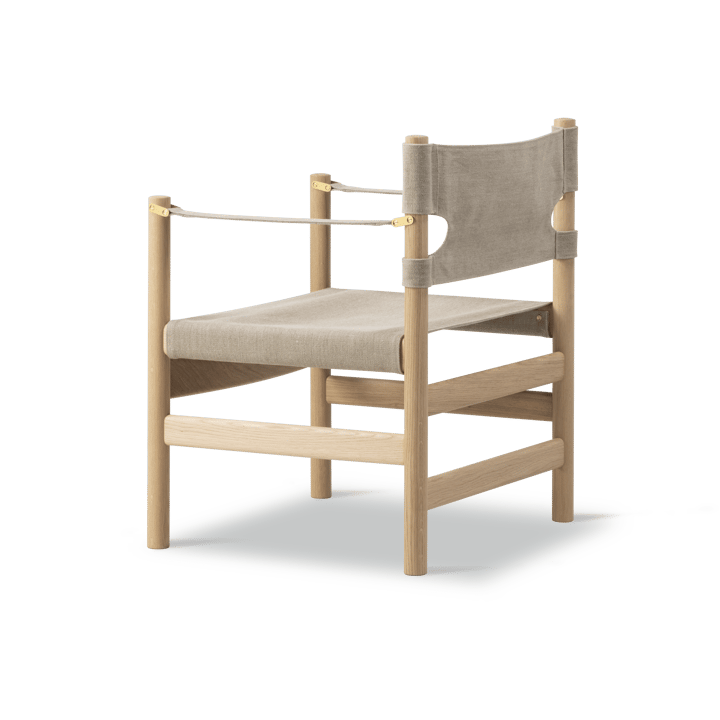 Canvas 21 karmstol, Naturell canvas-ljus oljad ek Fredericia Furniture