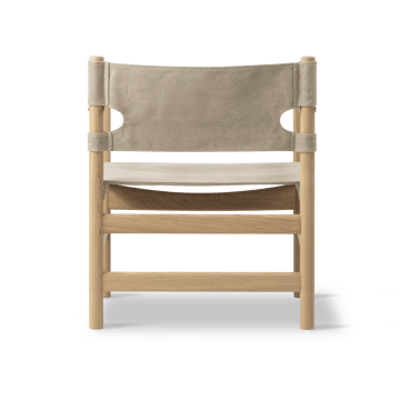 Canvas 21 karmstol - Naturell canvas-ljus oljad ek - Fredericia Furniture
