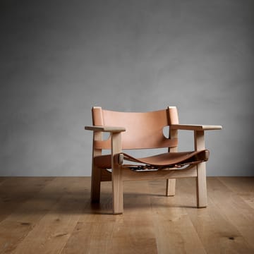 Den spanske stol fåtölj - Läder cognac-såpad ek - Fredericia Furniture