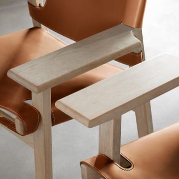 Den spanske stol fåtölj - Läder cognac-såpad ek - Fredericia Furniture