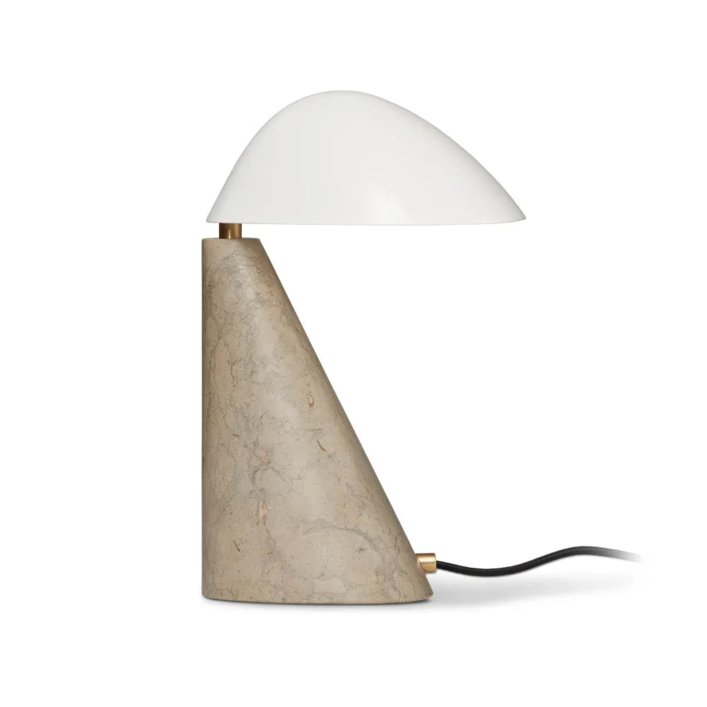 Fellow bordslampa, White-dark atlantico limestone Fredericia Furniture