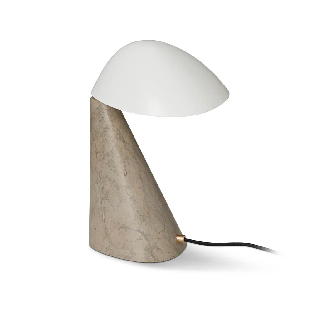 Fellow bordslampa, White-dark atlantico limestone Fredericia Furniture
