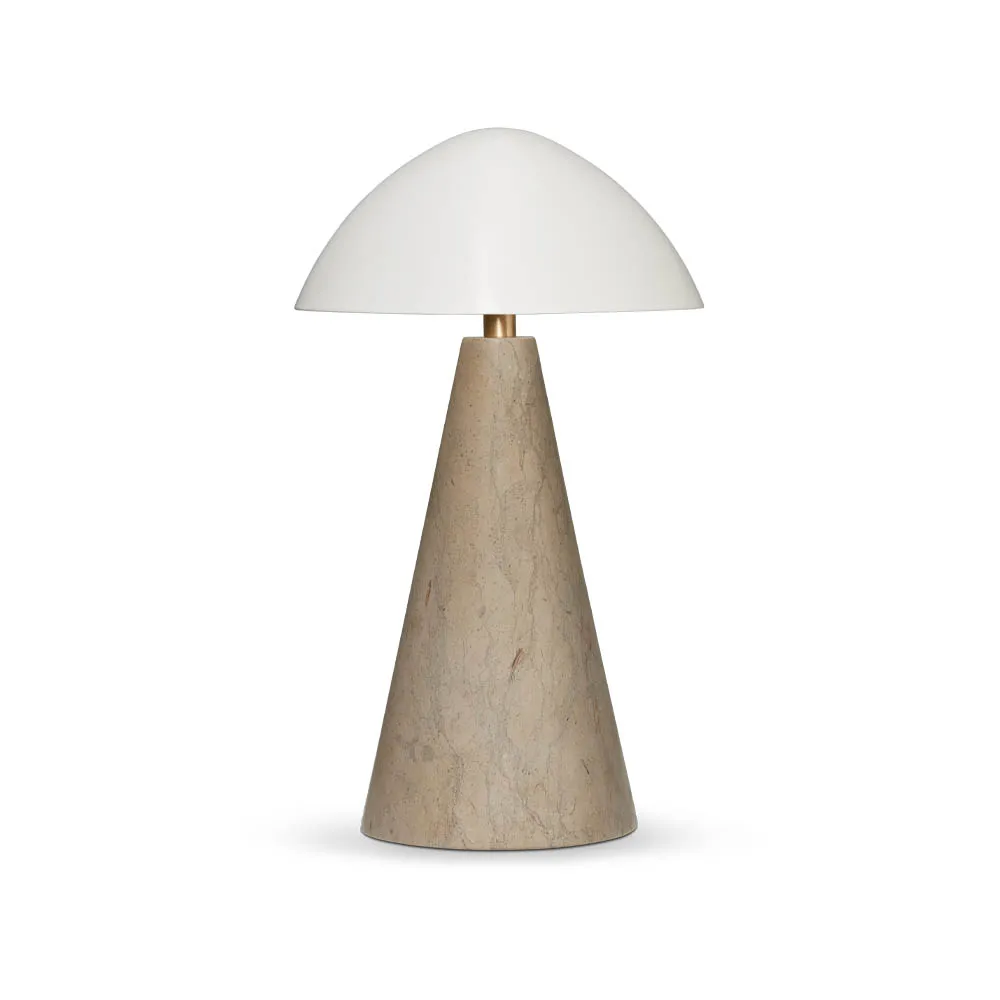 Fellow bordslampa, White-dark atlantico limestone Fredericia Furniture