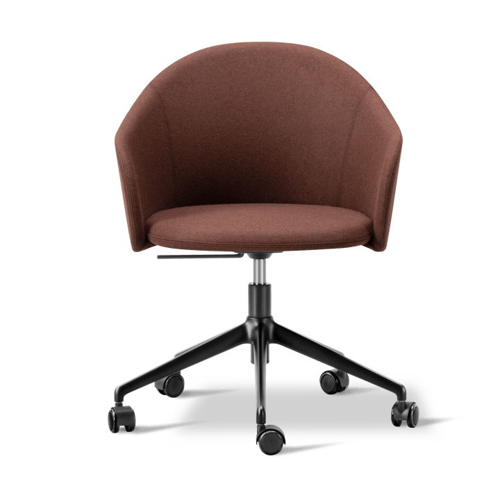 Gomo Armchair fåtölj swivel base 5-star - Blazer CUZ4D Dunalk-black - Fredericia Furniture
