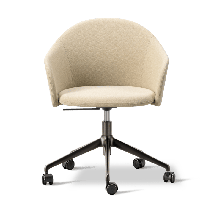 Gomo Armchair fåtölj swivel base 5-star - Mylla 221-flint - Fredericia Furniture