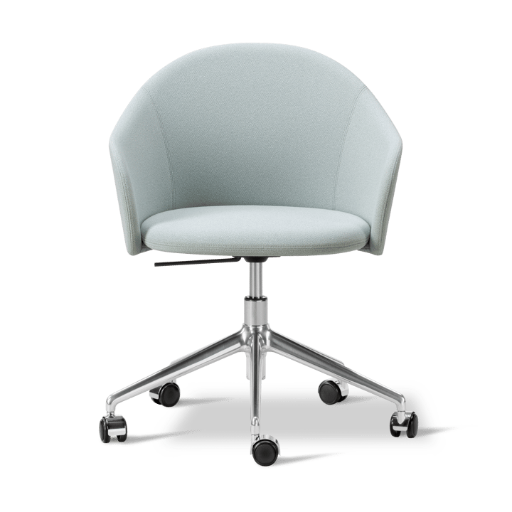 Gomo Armchair fåtölj swivel base 5-star - Mylla 811-polerad aluminium - Fredericia Furniture