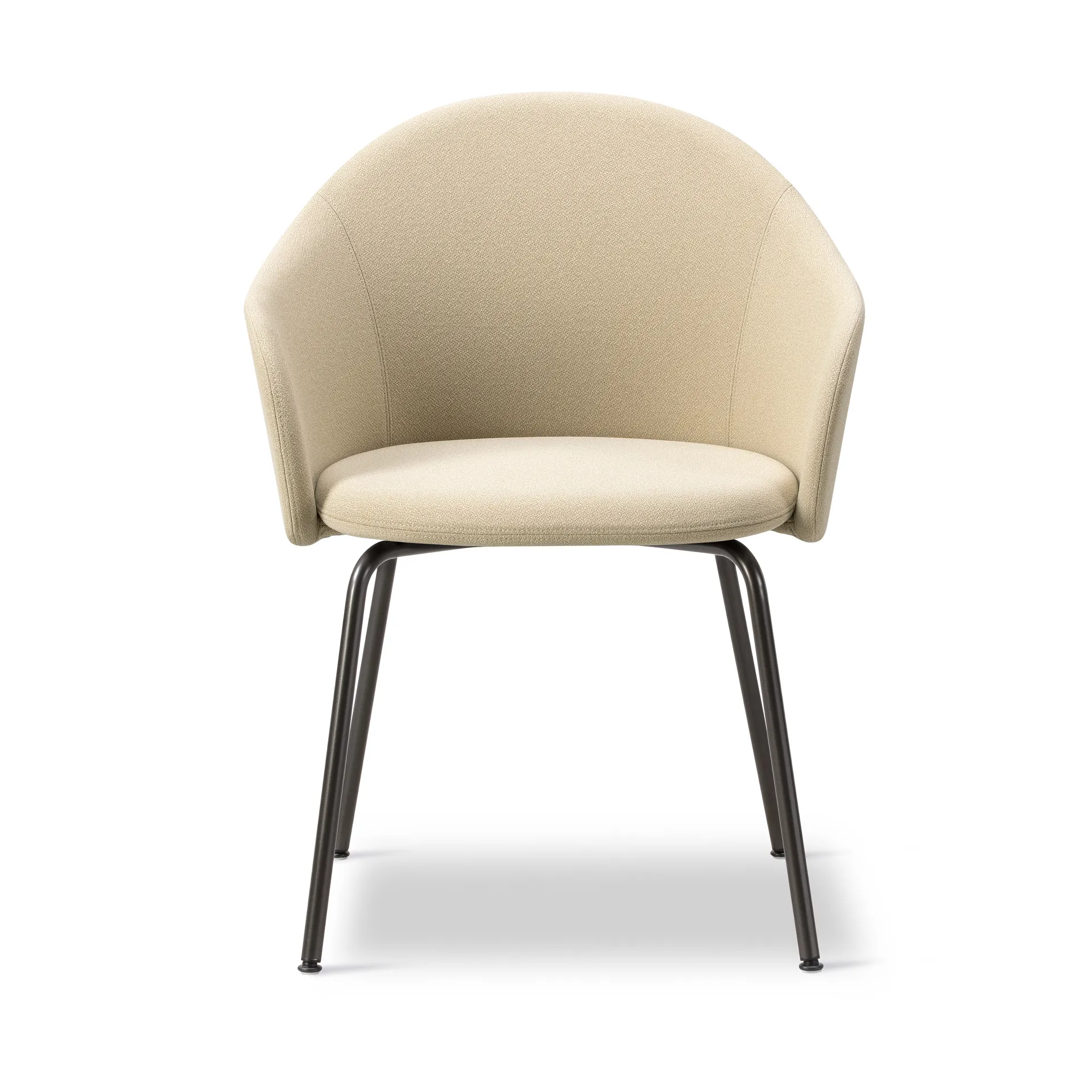 Gomo Armchair karmstol tube base, Mylla 221-flint Fredericia Furniture