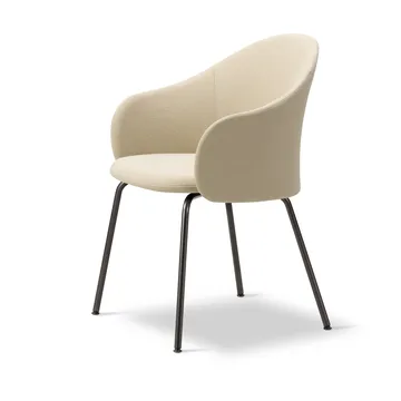 Gomo Armchair karmstol tube base - Mylla 221-flint - Fredericia Furniture