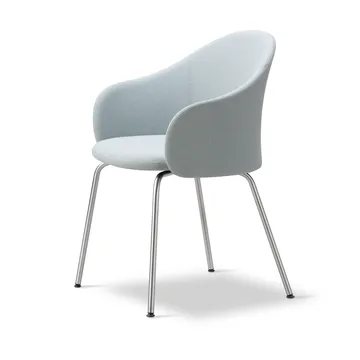 Gomo Armchair karmstol tube base - Mylla 811-rostfritt stål - Fredericia Furniture