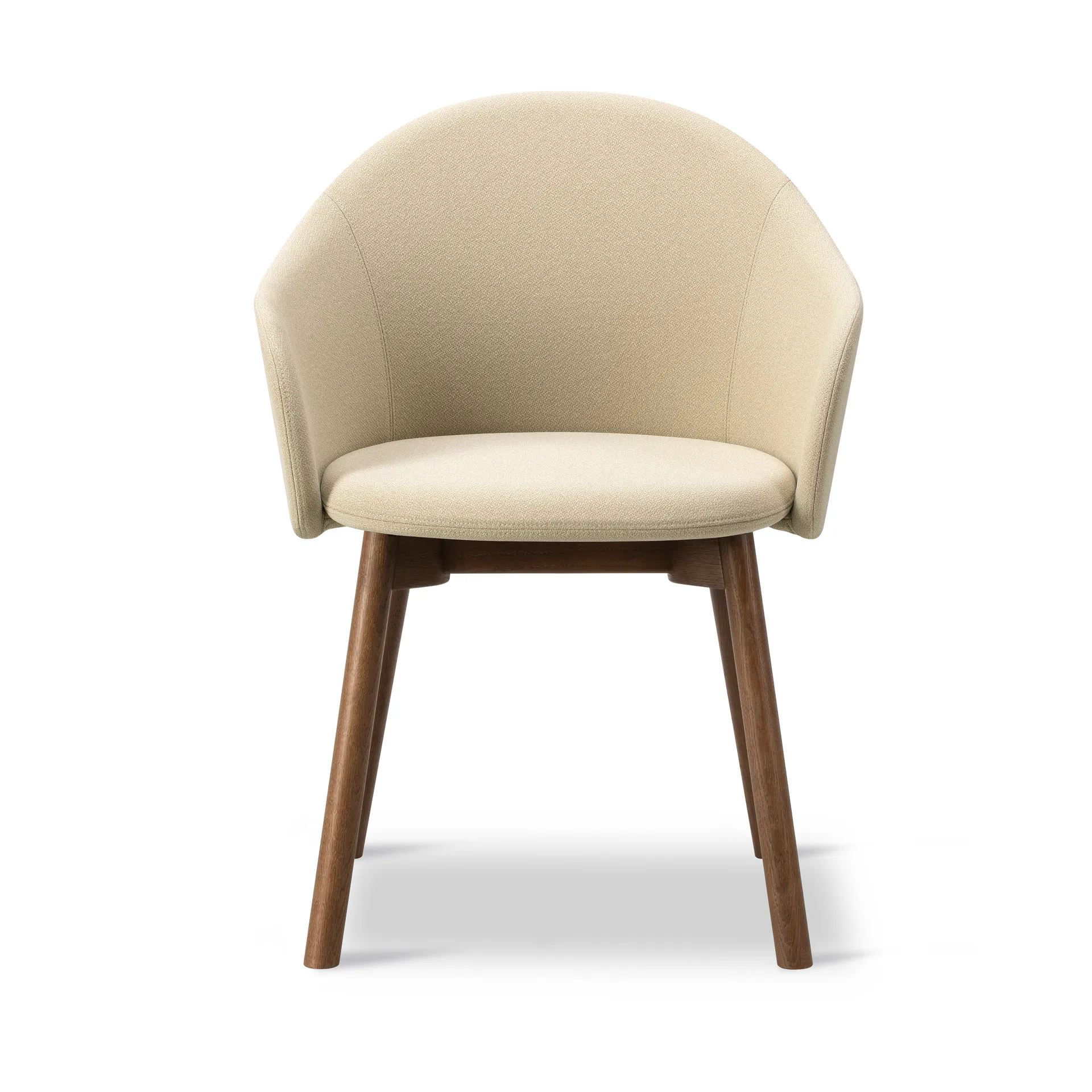 Gomo Armchair karmstol wood base, Mylla 221-rökbetsad lackad ek Fredericia Furniture