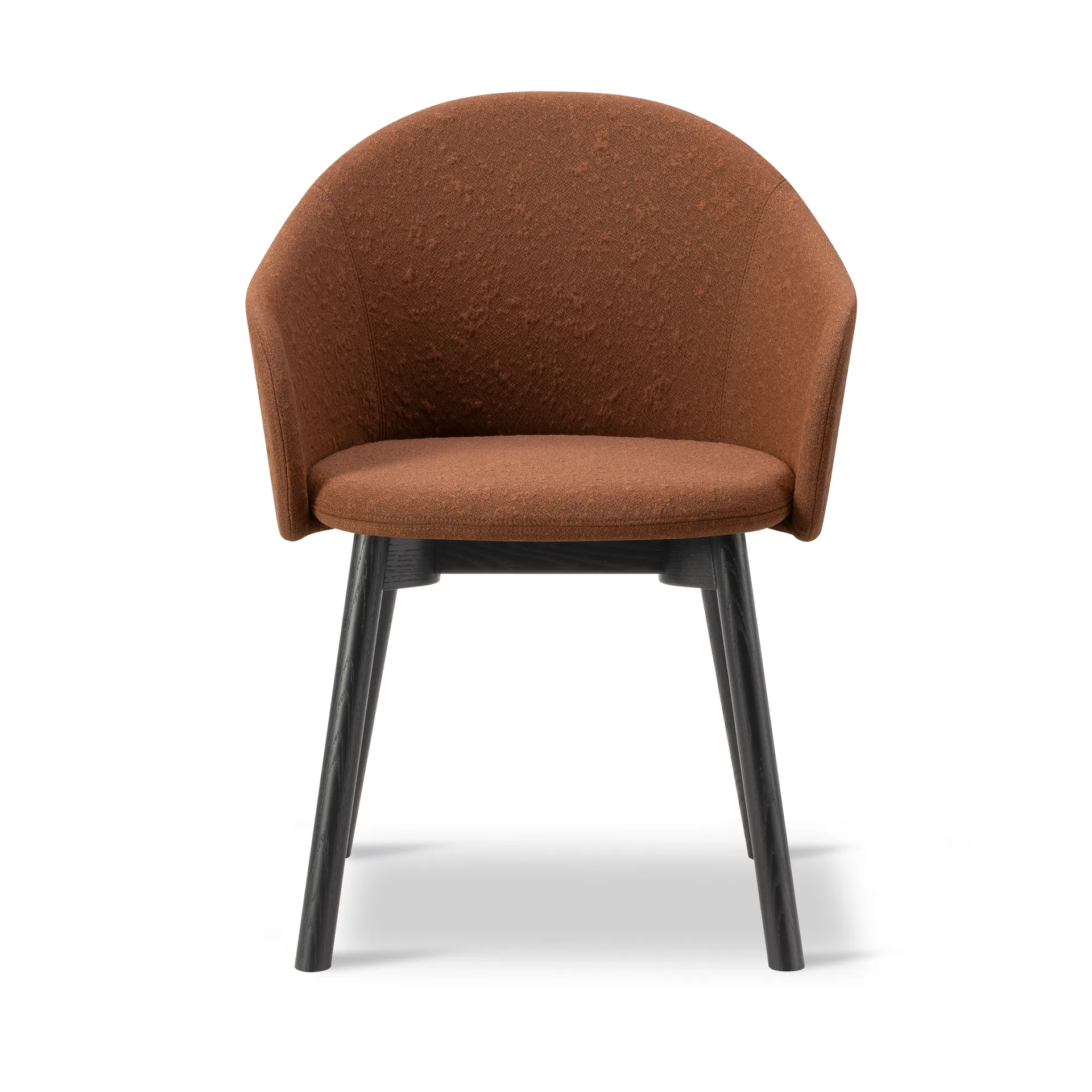 Gomo Armchair karmstol wood base, Myr 362-svartlackerad ek Fredericia Furniture