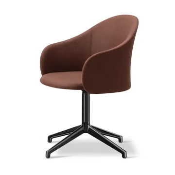 Gomo Armchair kontorsstol swivel base 4-star - Blazer CUZ4D-black - Fredericia Furniture