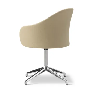 Gomo Armchair kontorsstol swivel base 4-star - Mylla 811-polerad aluminium - Fredericia Furniture