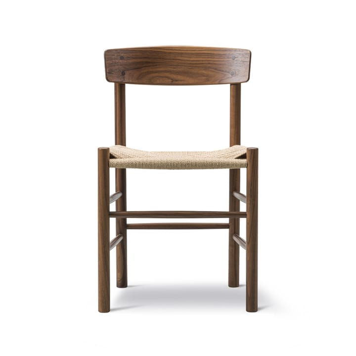 J39 stol - Oljad valnöt-flätad natur - Fredericia Furniture