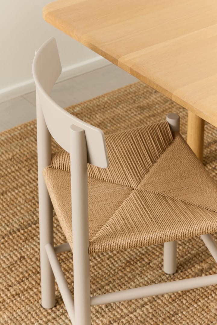 J39 stol, Pebble grey-flätad natur Fredericia Furniture
