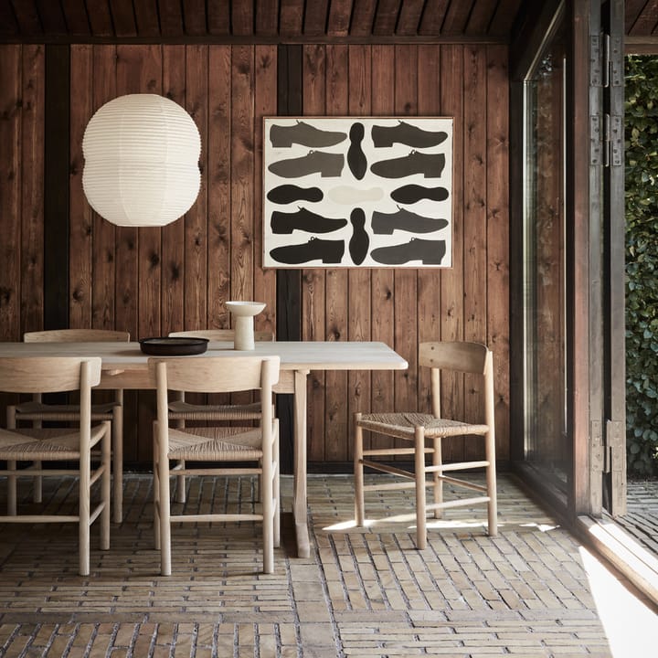 J39 stol, Såpad ek-flätad natur Fredericia Furniture