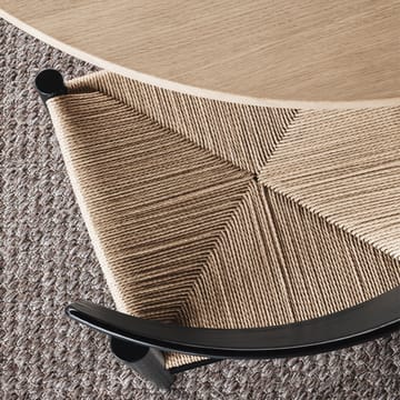 J39 stol - Svartlackerad ek-flätad svart - Fredericia Furniture