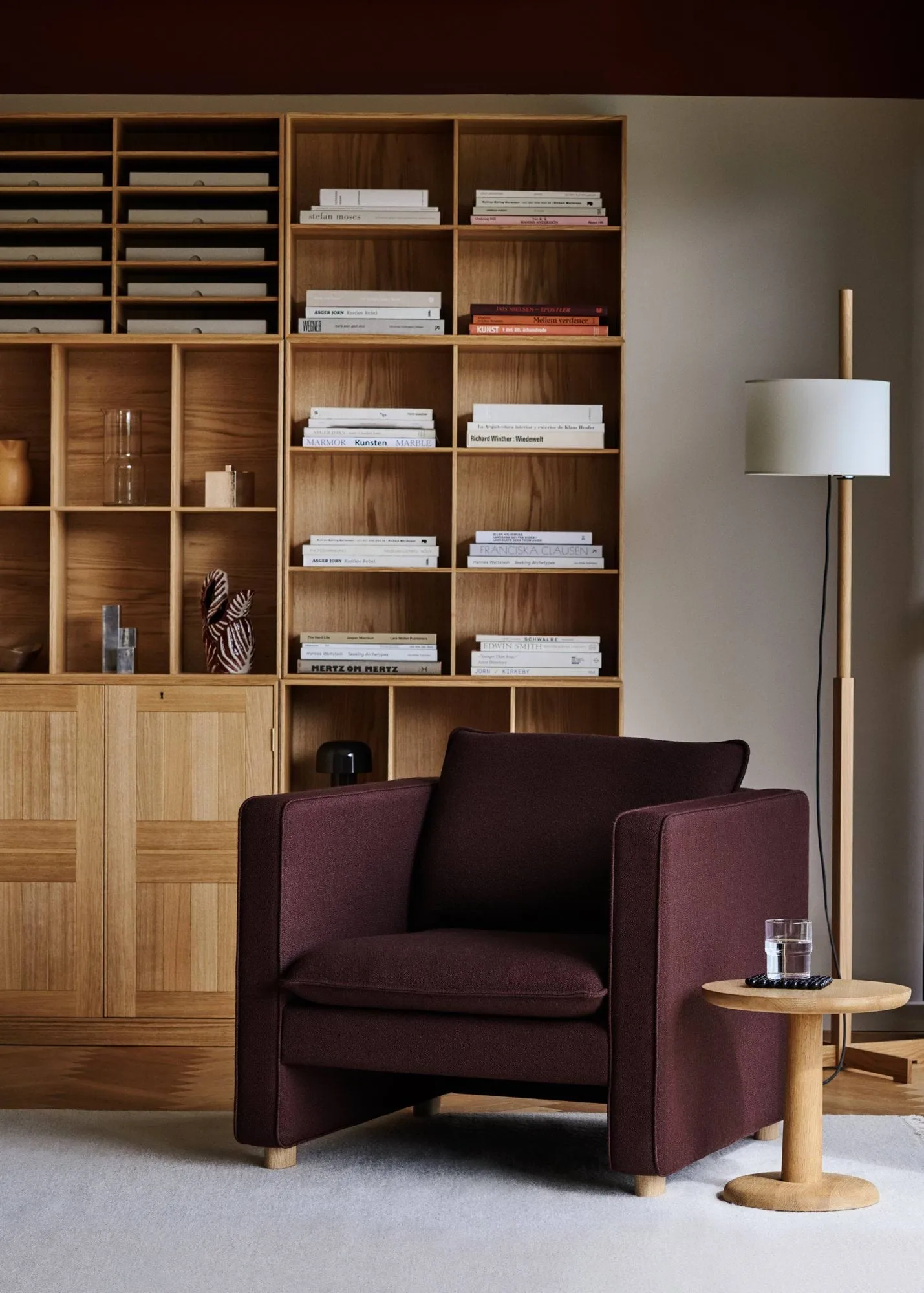 Jota loungestol, Vidar 693-ljusoljad ek Fredericia Furniture