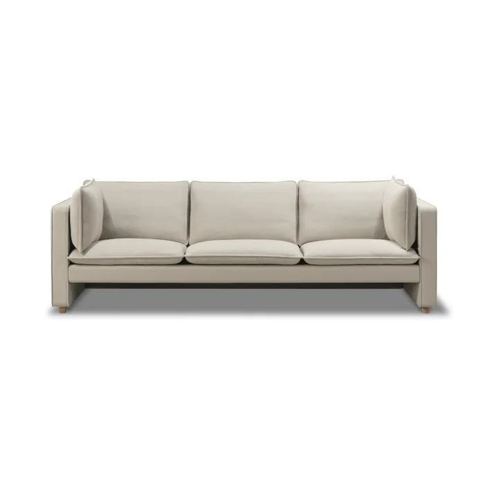 Jota soffa - Vidar 146-ljusoljad ek, 231 cm, 3-sits - Fredericia Furniture
