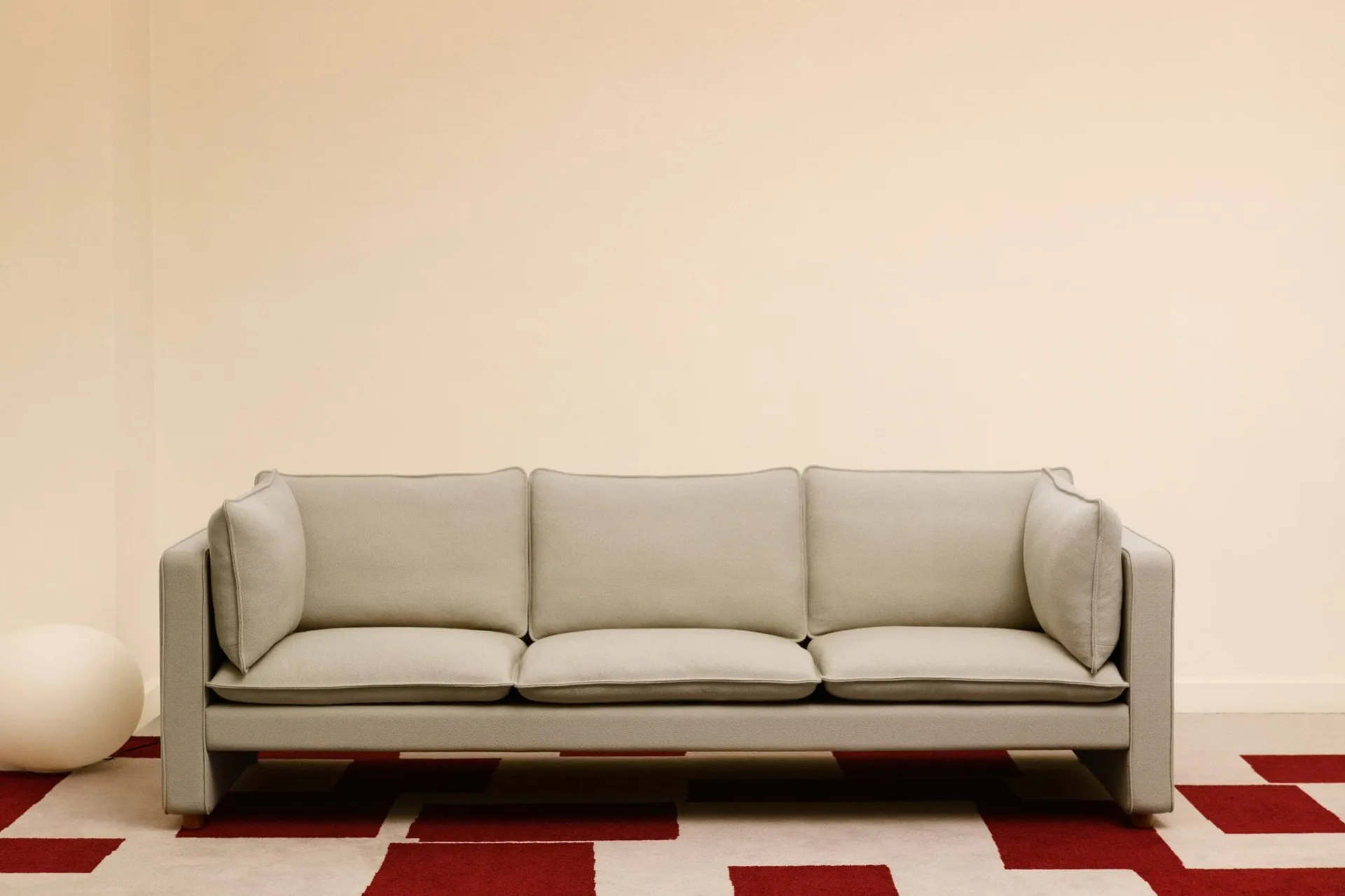 Jota soffa, Vidar 146-ljusoljad ek, 231 cm, 3-sits Fredericia Furniture