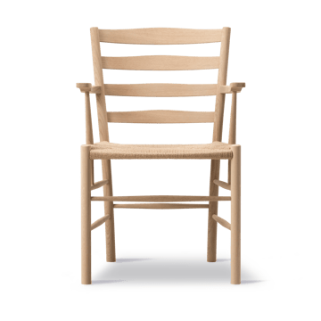 Klint karmstol - Naturflätad-såpad ek - Fredericia Furniture