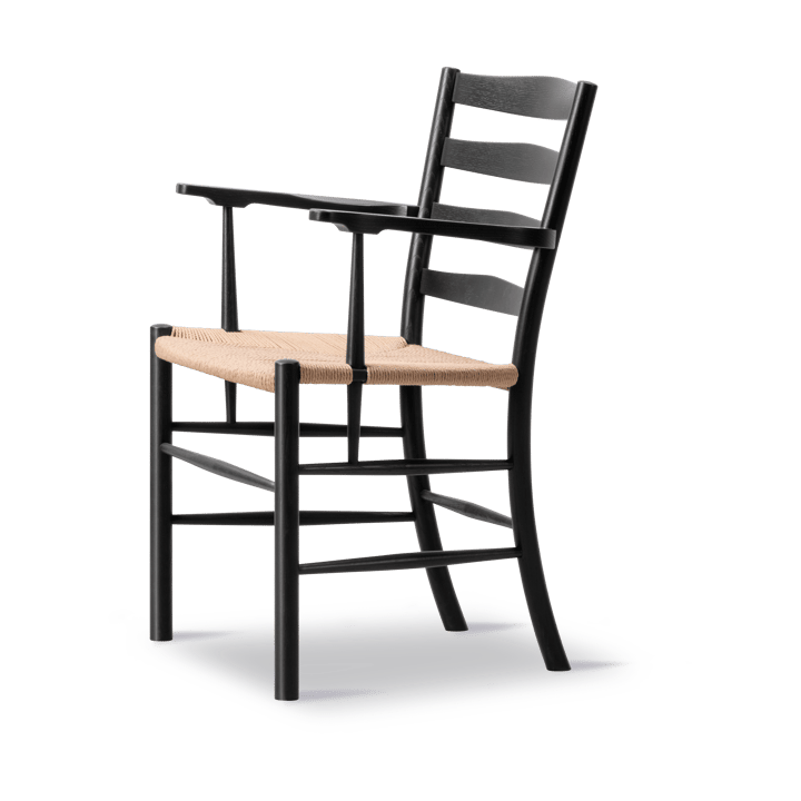 Klint karmstol - Naturflätad-svartlackerad ek - Fredericia Furniture