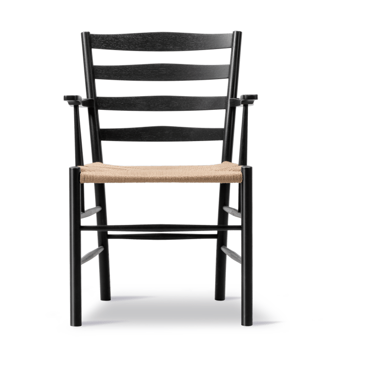 Klint karmstol, Naturflätad-svartlackerad ek Fredericia Furniture