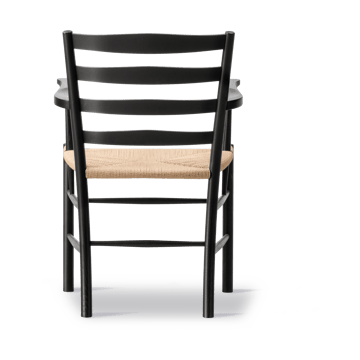 Klint karmstol - Naturflätad-svartlackerad ek - Fredericia Furniture