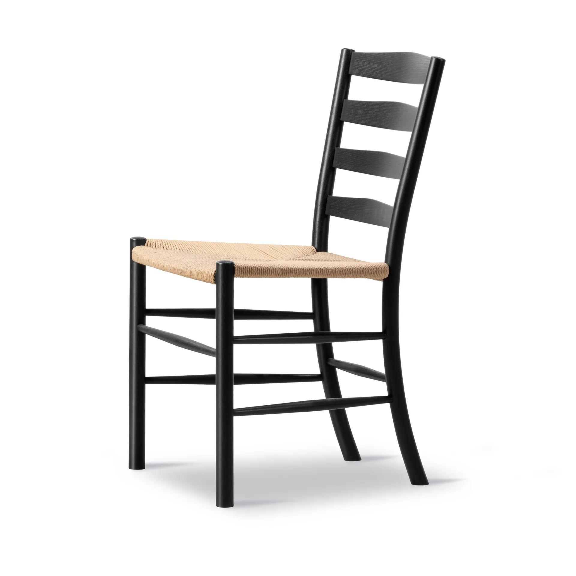 Klint stol, Naturflätad-svartlackerad ek Fredericia Furniture