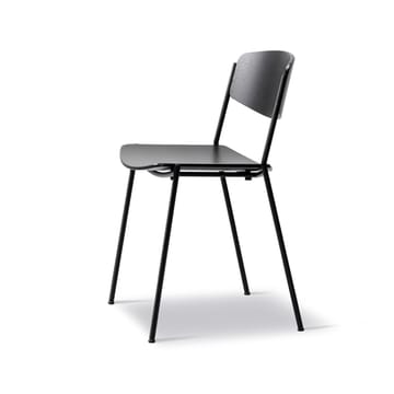 Lynderup 3080 stol - Svart ask-svart stålstativ - Fredericia Furniture
