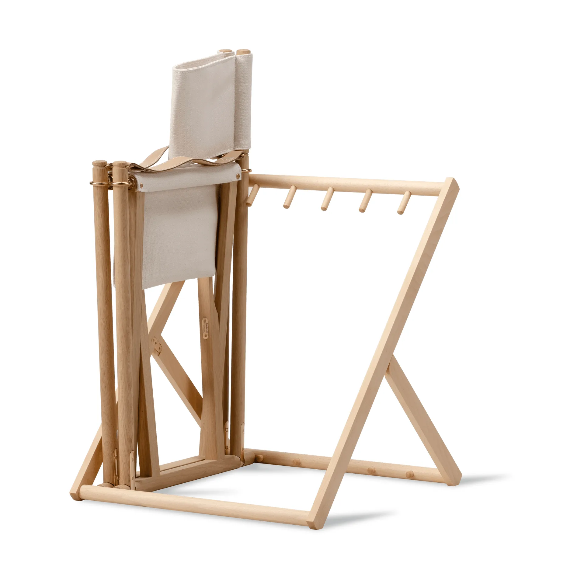 MK16 Folding Chair stol, Off white-oljad ek Fredericia Furniture
